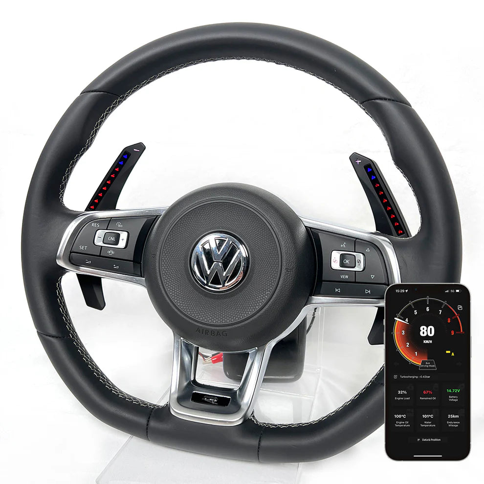 TDD LED Paddle Shifter Extension for Volkswagen GTI MK7 - Paddle Shifters