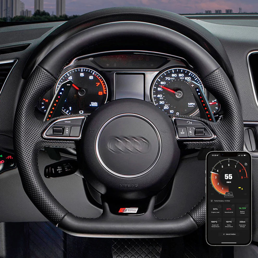 TDD LED Paddle Shifter for Audi A5/RS3/RS4/RS5/RS6/RS7/RSQ3/S3/S4/S5 - Paddle Shifters