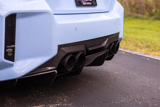 BMW M2 G87 Carbon Fibre Underfloor by Alpha-N (2023 + ) - Carbon Rear Diffuser