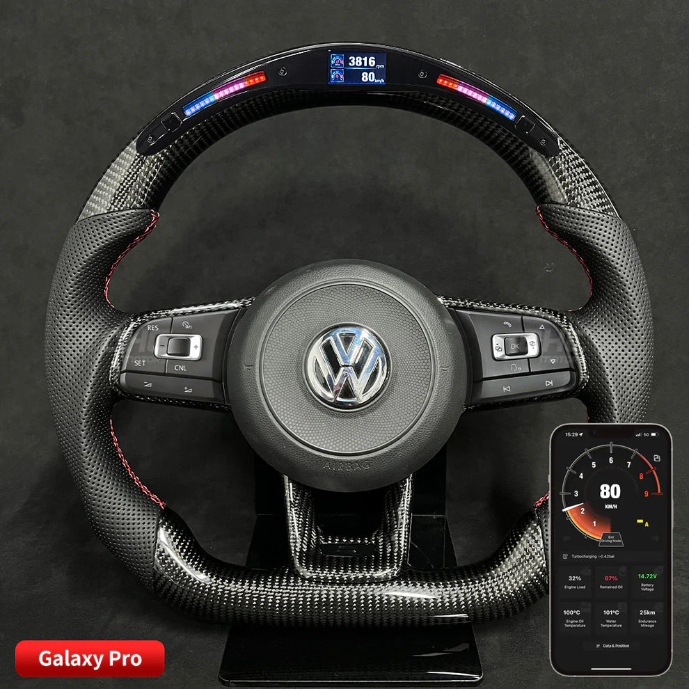 Galaxy Pro LED Steering Wheel for Volkswagen GTI/MK7 - Steering Wheel