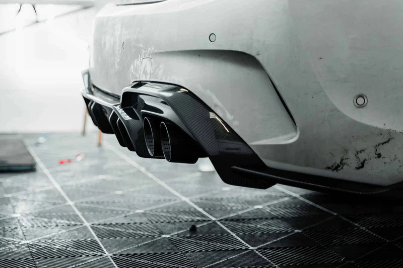 BMW M240I G42 M340I G20 AND M440I G22 CERAKOTE BLACK EXHAUST TIPS BY TRE (2021 + ) - Exhaust Tips