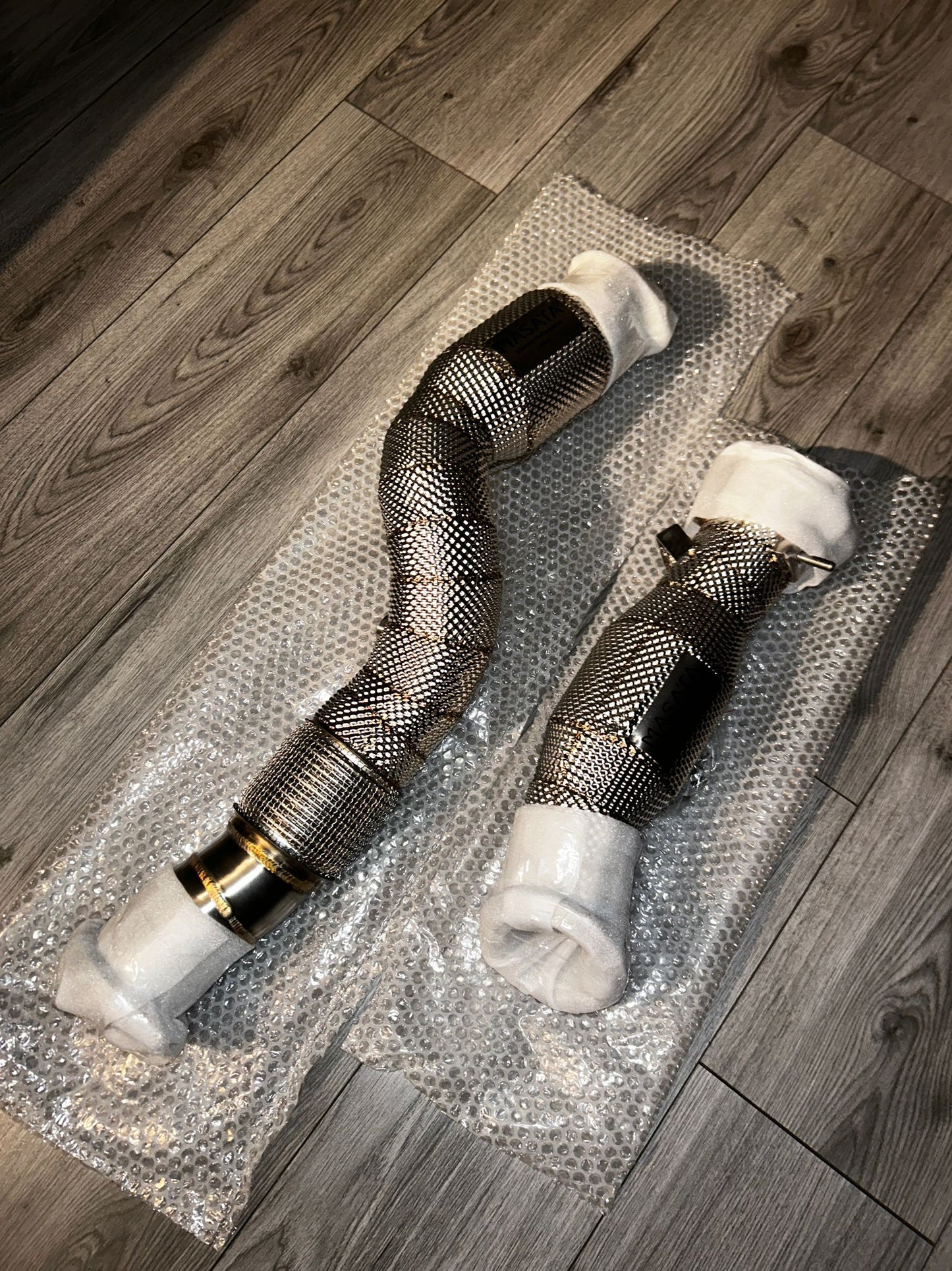Masata BMW S58 G80 G82 G83 G87 Catted Downpipe (M2, M3, M3 Competition, M4 & M4 Competition) Heatshield 200 Cells - RMT Performance European & Exotics