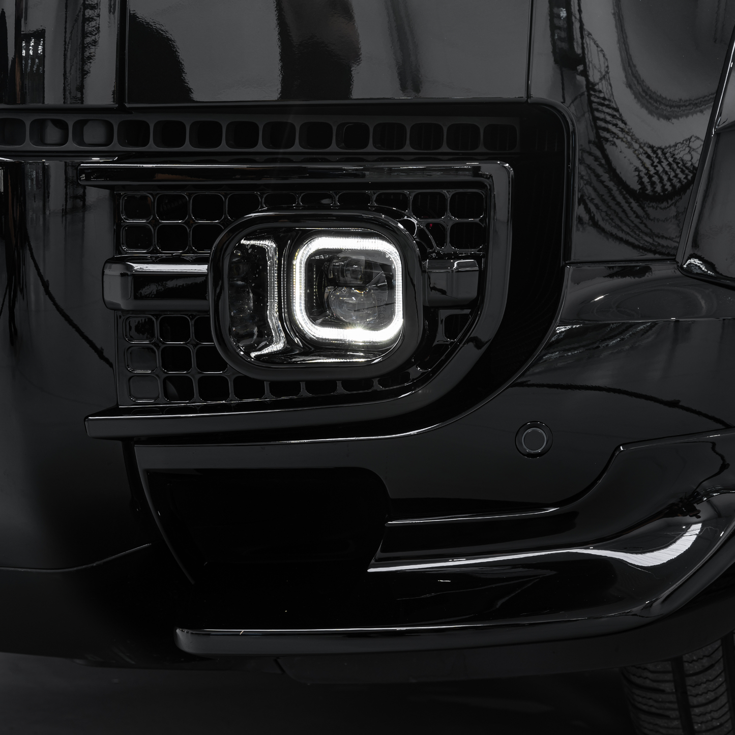 Front Square DRL Intakes - High Power LED For New Land Rover New Defender By Urban Automotive - Headlight Modules