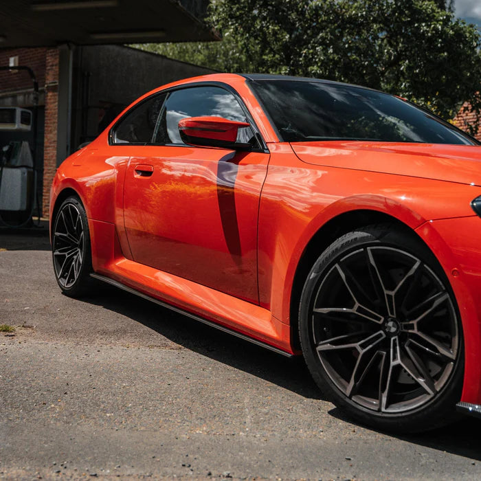BMW G87 M2 TR87 Carbon Fibre Flat Side Skirts by TRE (2023+)