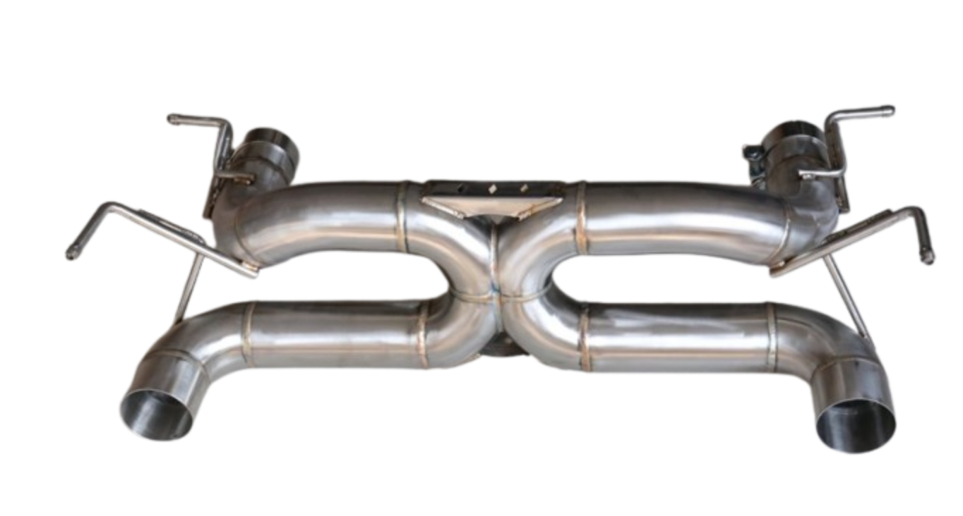 Ferrari 488 GTB / Spider Catback Exhaust (Muffler Delete) 2015-2018