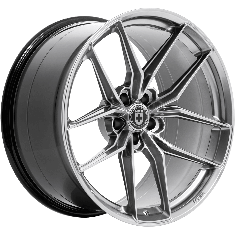 HRE FlowForm FF21 Monoblok Liquid Metal and Tarmac