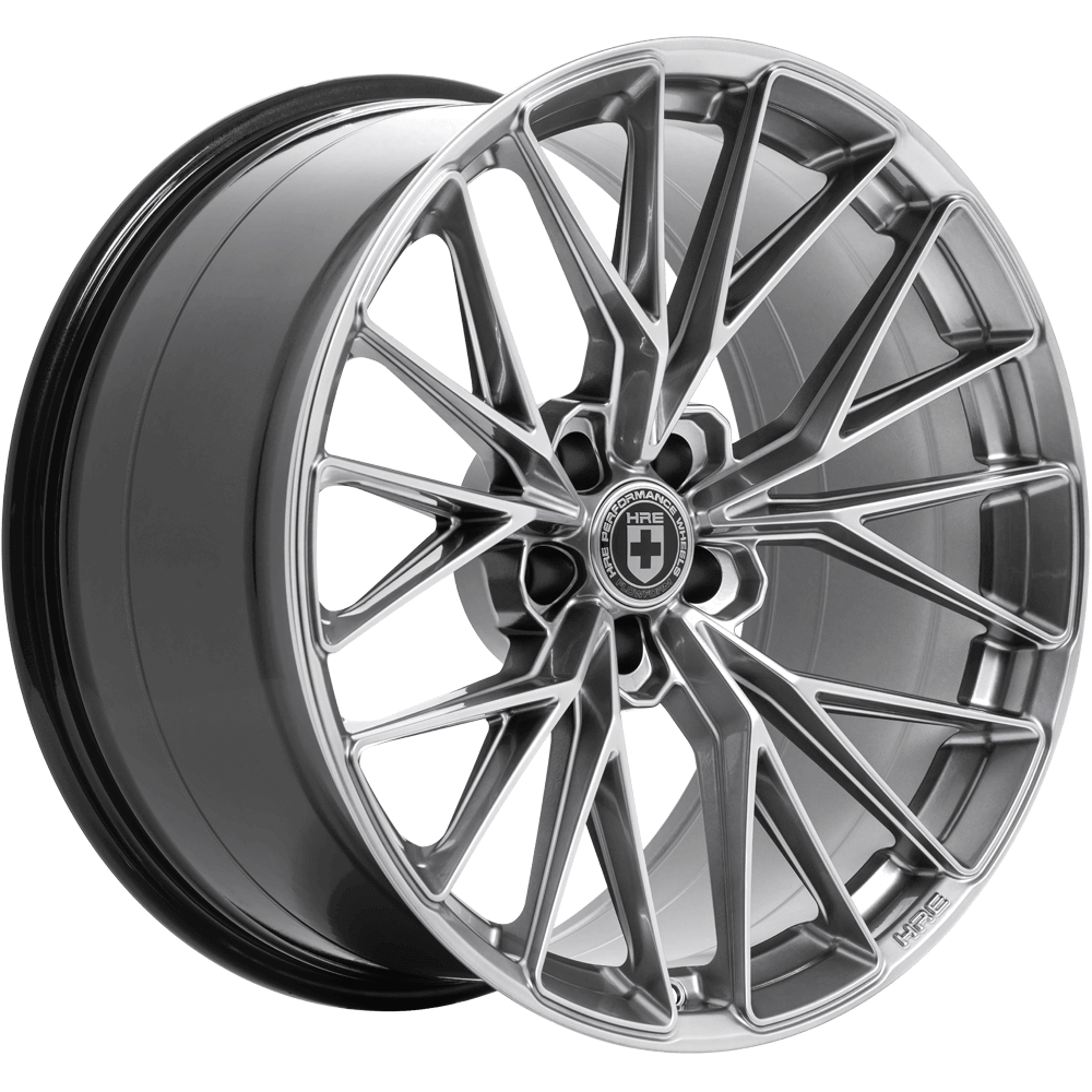 HRE FlowForm FF28 Monoblok Liquid Metal and Tarmac