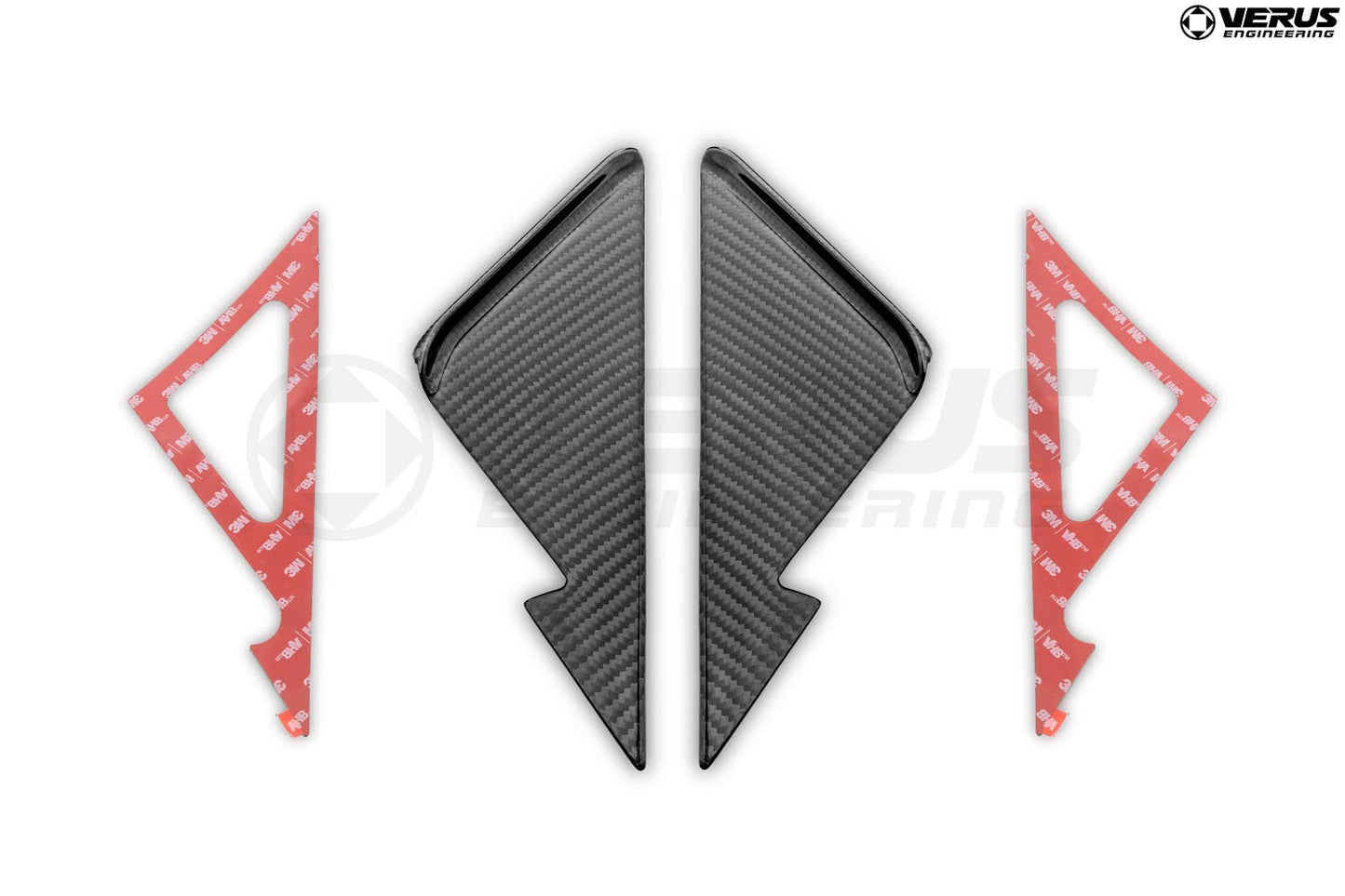 Anti-Buffeting Wind Deflectors - G87 BMW M2