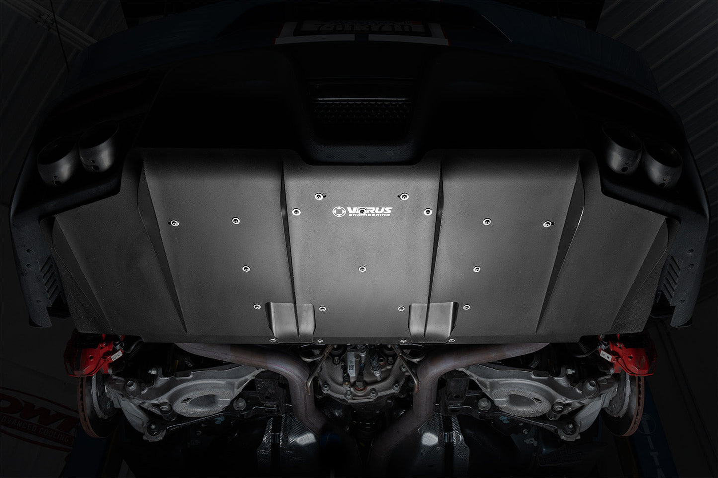 Rear Diffuser Install Kit for Diff Cooler - Ford Mustang Shelby GT350