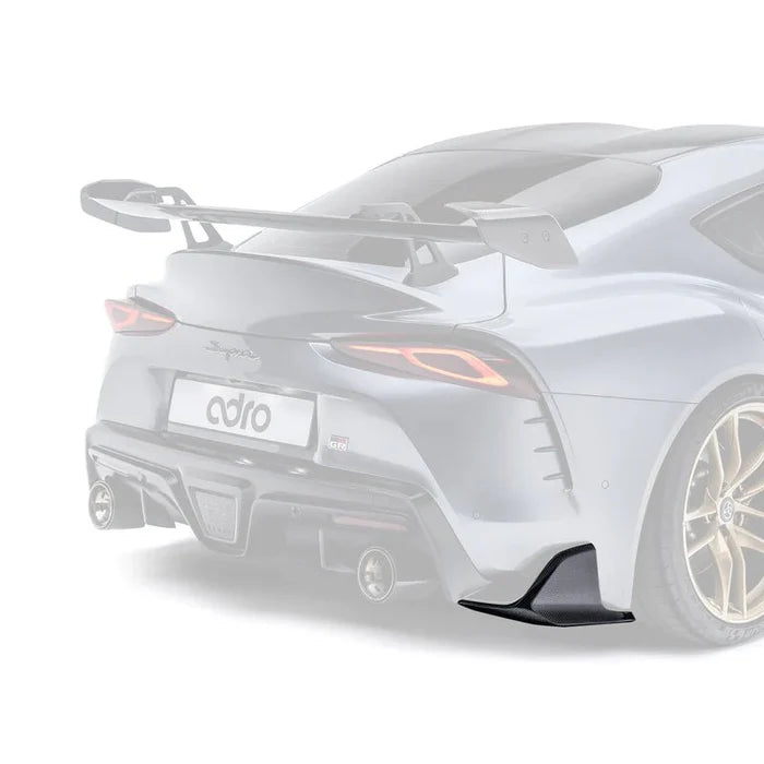 Toyota GR Supra A90 Mk5 Carbon Fibre Rear Winglets by Adro (2019+)