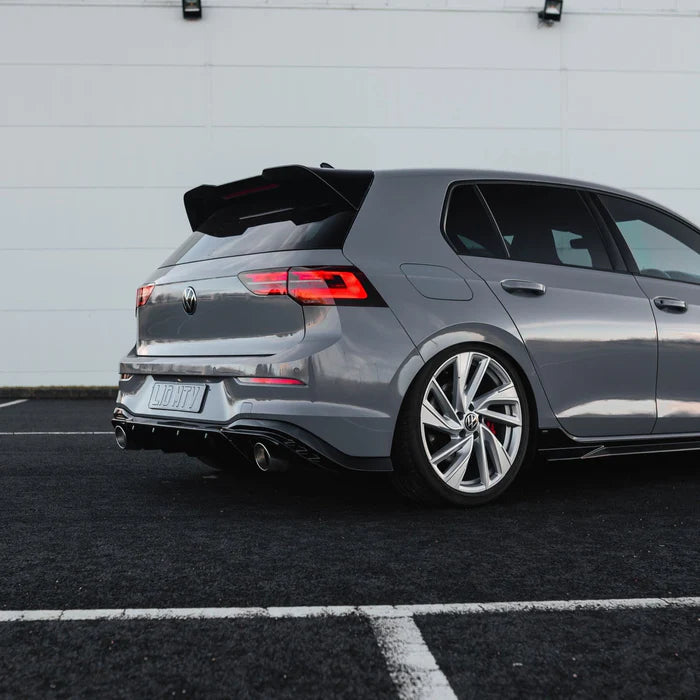 VW Golf / Golf GTI / Golf R Mk8 & Mk8.5 EVO-1 Gloss Black Side Skirts by ZAERO (2020+)