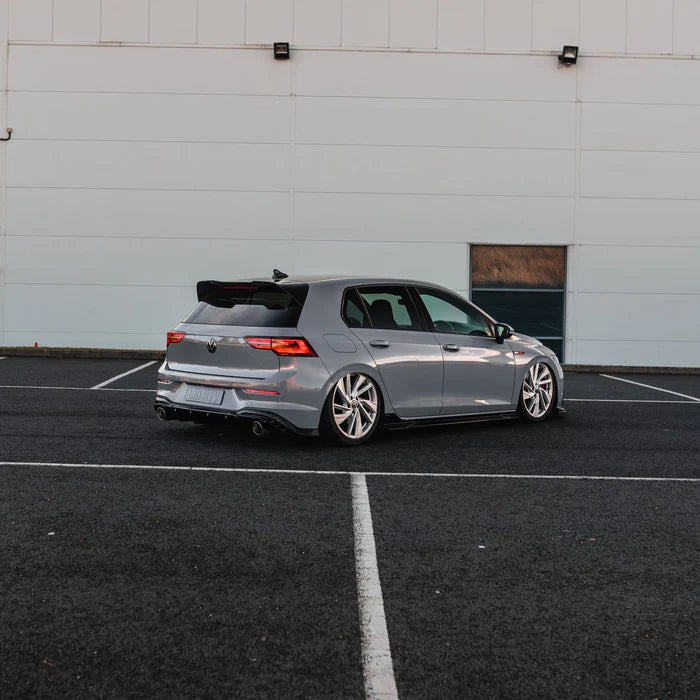 VW Golf / Golf GTI / Golf R Mk8 & Mk8.5 EVO-1 Gloss Black Side Skirts by ZAERO (2020+)