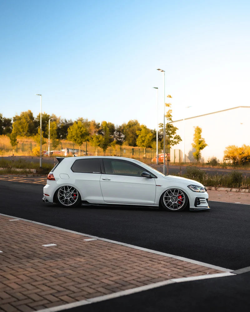 VW Golf, Golf GTI & Golf R Mk7 / Mk7.5 EVO-1 Gloss Black Side Skirts by ZAERO (2014-2020)
