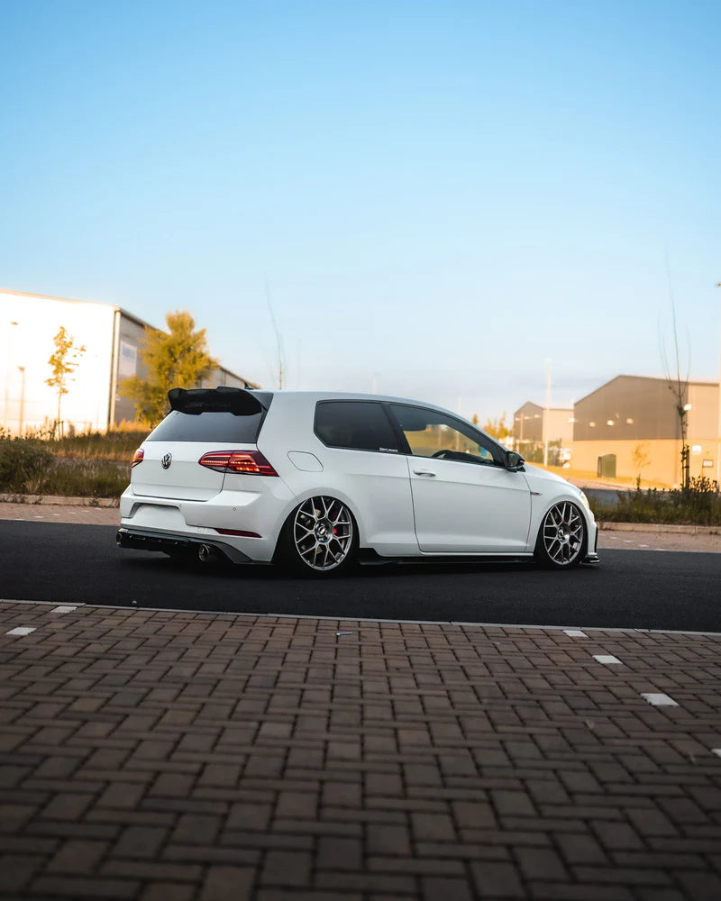 VW Golf, Golf GTI & Golf R Mk7 / Mk7.5 EVO-1 Gloss Black Side Skirts by ZAERO (2014-2020)
