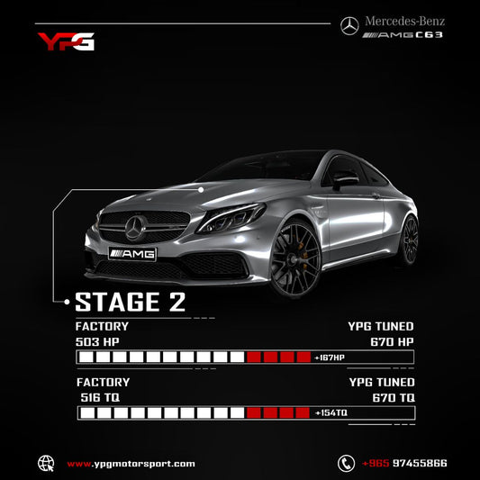 Mercedes AMG C63 Stage 2 Custom ECU Tuning Upgrade [DATA-LOGS REQUIRED] - Tuning Packages