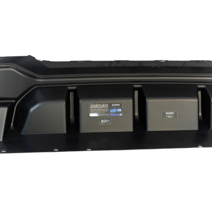 BMW M135i & 1 Series Dual Exit (128ti, 120d, 120i) F40 EVO-1 Gloss Black Rear Diffuser by ZAERO (2019-2024)