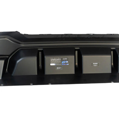 BMW M135i & 1 Series Dual Exit (128ti, 120d, 120i) F40 EVO-1 Gloss Black Rear Diffuser by ZAERO (2019-2024)