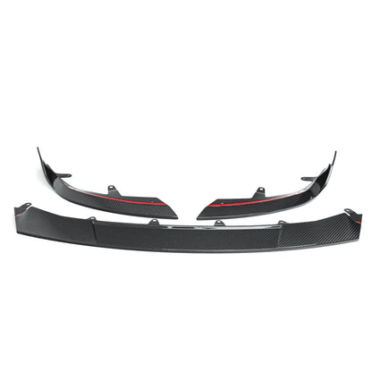 BMW G87 M2 TR87 CARBON FIBRE FRONT SPLITTER WITH WINGLETS BY TRE (2023 + ) - Carbon Splitter