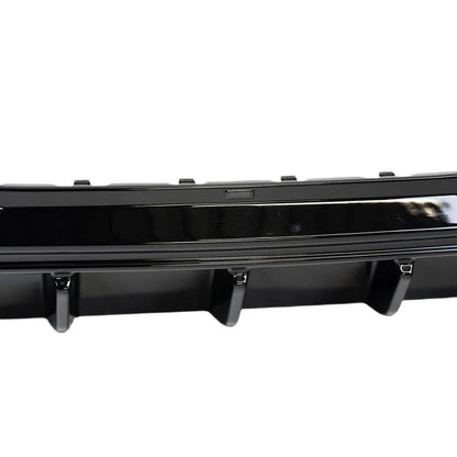 BMW 1 Series M Sport F40 Single Exit (116i 116d 118i 118d) EVO-1 Gloss Black Rear Diffuser by ZAERO (2019-2024)