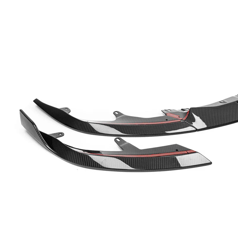 BMW G87 M2 TR87 CARBON FIBRE FLAT FRONT SPLITTER BY TRE (2023 + ) - Carbon Splitter