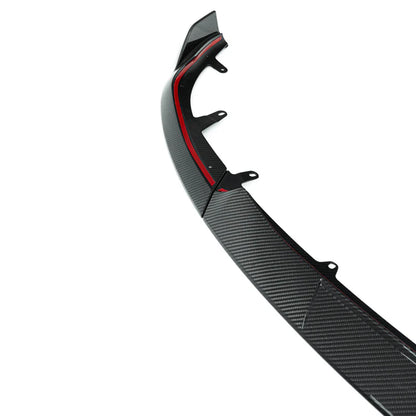 BMW G87 M2 TR87 CARBON FIBRE FRONT SPLITTER WITH WINGLETS BY TRE (2023 + ) - Carbon Splitter