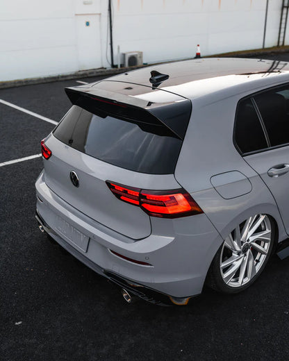 VW Golf R-Line / GTI / R / GTD / GTE Mk8 & Mk8.5 EVO-1 Gloss Black Rear Spoiler by ZAERO (2020+)