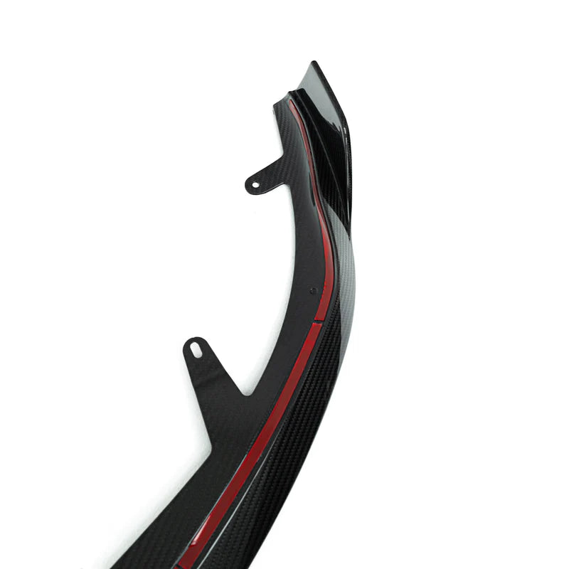 BMW G87 M2 TR87 CARBON FIBRE FRONT SPLITTER WITH WINGLETS BY TRE (2023 + ) - Carbon Splitter