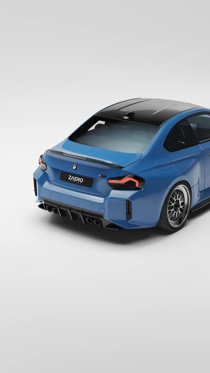 BMW M2 G87 EVO-S Gloss Black Rear Diffuser by ZAERO (2023+)