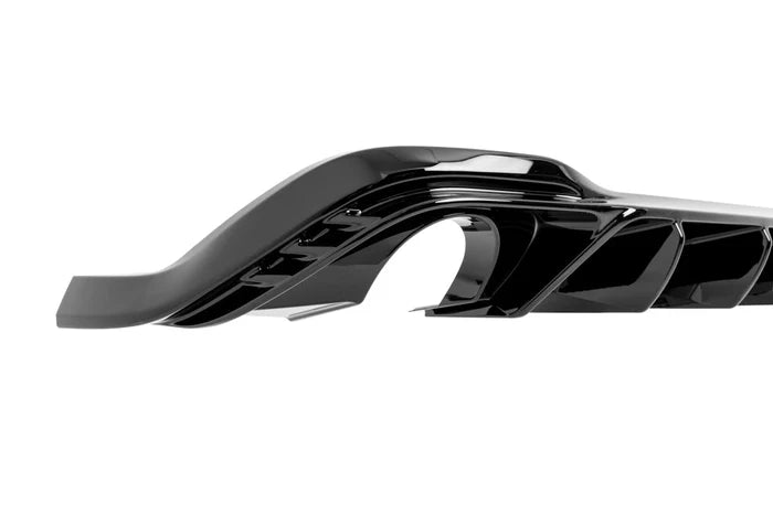 VW Golf GTI Mk8 & Mk8.5 EVO-1 Gloss Black Rear Diffuser by ZAERO (2020+)
