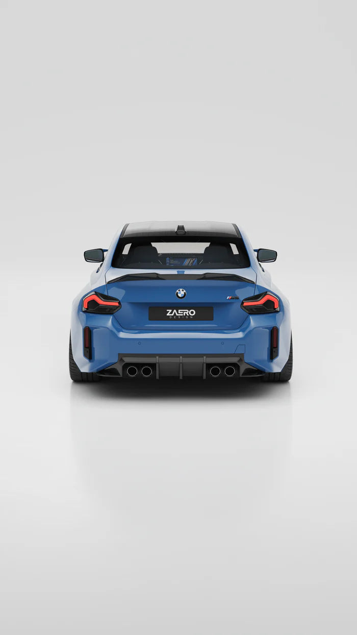 BMW M2 G87 EVO-S Gloss Black Rear Diffuser by ZAERO (2023+)