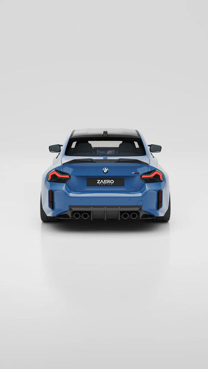 BMW M2 G87 EVO-S Gloss Black Rear Diffuser by ZAERO (2023+)