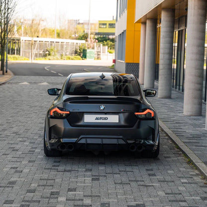 BMW M2 G87 2 SERIES & M240I G42 PRE-PREG CARBON FIBRE ID-01 REAR SPOILER BY TRE (2021 + ) - Carbon Rear Spoiler