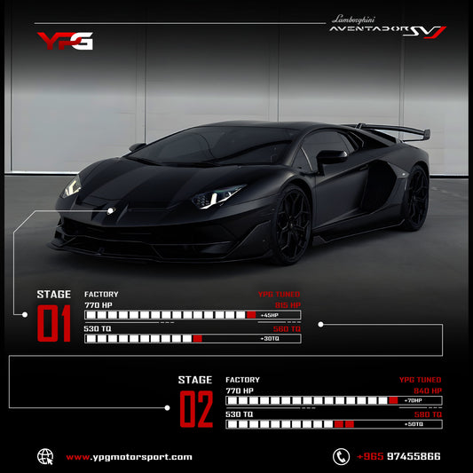 Lamborghini Aventador SVJ Stage 1 ECU Tune