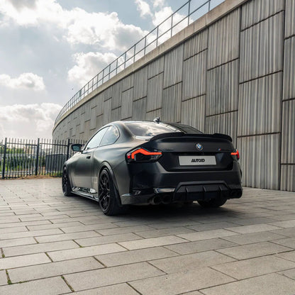 BMW M2 G87 2 SERIES & M240I G42 PRE-PREG CARBON FIBRE ID-01 REAR SPOILER BY TRE (2021 + ) - Carbon Rear Spoiler