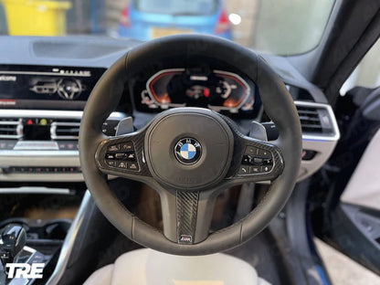 TRE Pre-Preg Carbon Fibre Steering Wheel Trim for BMW M Sport (2018-2024, F40 F44 G20 G21 G42 G30)
