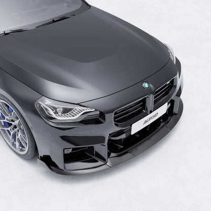 BMW G87 M2 TR87 CARBON FIBRE FRONT SPLITTER WITH WINGLETS BY TRE (2023 + ) - Carbon Splitter
