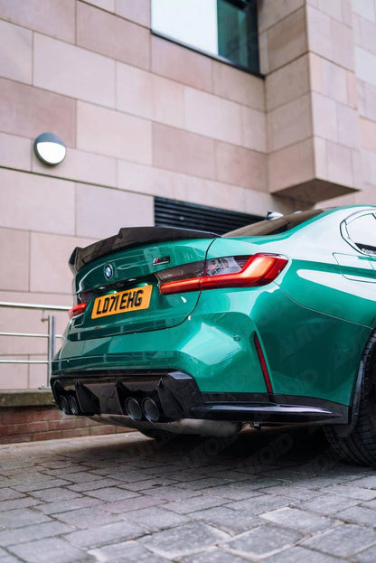 BMW M3 G80 & BMW 3 SERIES G20 PRE-PREG CARBON FIBRE DUCKTAIL REAR SPOILER BY TRE (2018 + ) - Carbon Rear Spoiler