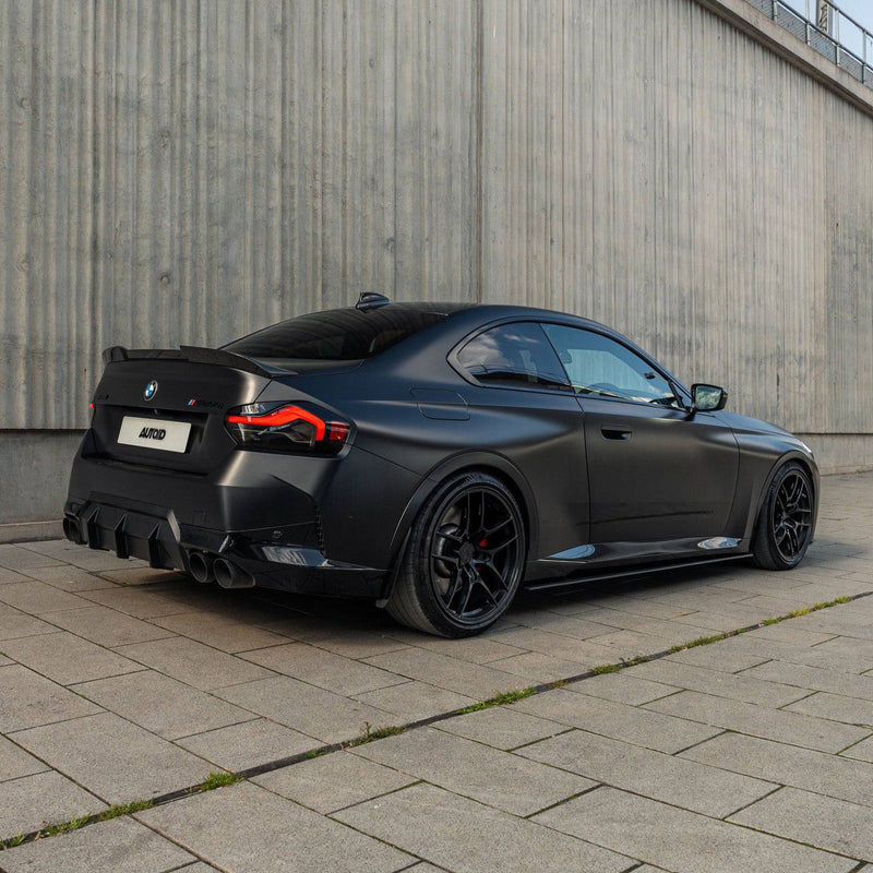 BMW M2 G87 2 SERIES & M240I G42 PRE-PREG CARBON FIBRE ID-01 REAR SPOILER BY TRE (2021 + ) - Carbon Rear Spoiler
