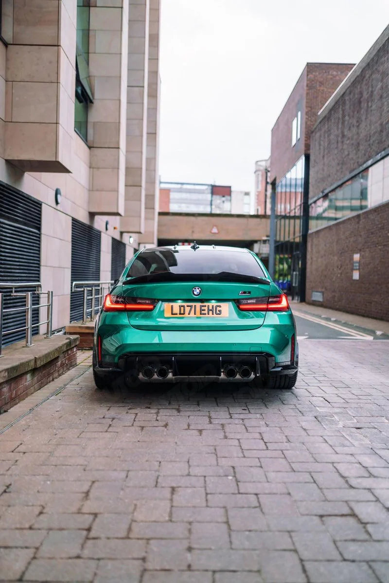 BMW M3 G80 & BMW 3 SERIES G20 PRE-PREG CARBON FIBRE DUCKTAIL REAR SPOILER BY TRE (2018 + ) - Carbon Rear Spoiler