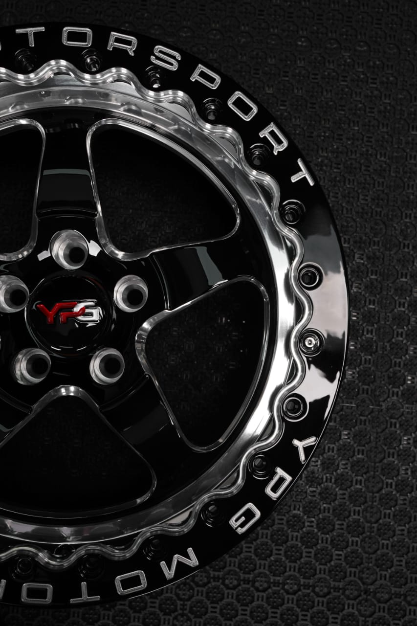 YPG forged beadlock wheel side profile