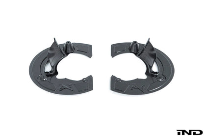 G8X M2 / M3 / M4 Carbon Brake Duct Shield Set by Alpha-N - Carbon Duct Vents