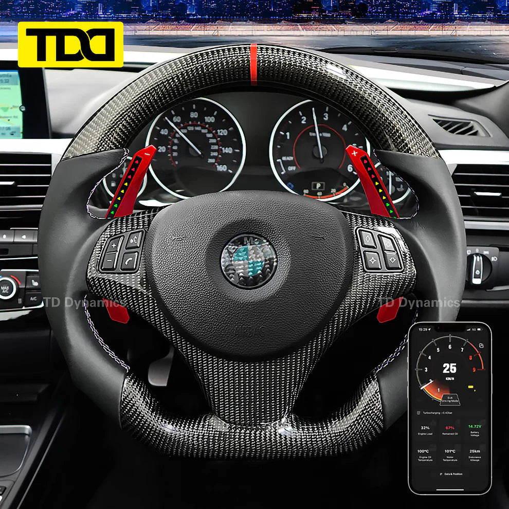 TDD LED Paddle Shifter Extension for BMW F20/F30/F32 - Paddle Shifters