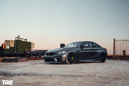 BMW M2 OG F87 Pre-Preg Carbon Fibre Front Splitter by TRE (2015-2018)