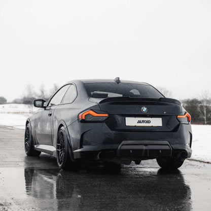 BMW M2 G87 2 SERIES & M240I G42 PRE-PREG CARBON FIBRE ID-01 REAR SPOILER BY TRE (2021 + ) - Carbon Rear Spoiler