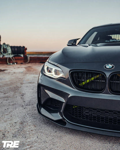 BMW M2 OG F87 Pre-Preg Carbon Fibre Front Splitter by TRE (2015-2018)