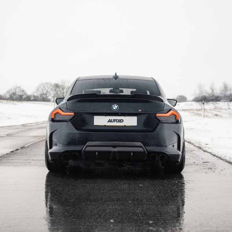 BMW M2 G87 2 SERIES & M240I G42 PRE-PREG CARBON FIBRE ID-01 REAR SPOILER BY TRE (2021 + ) - Carbon Rear Spoiler