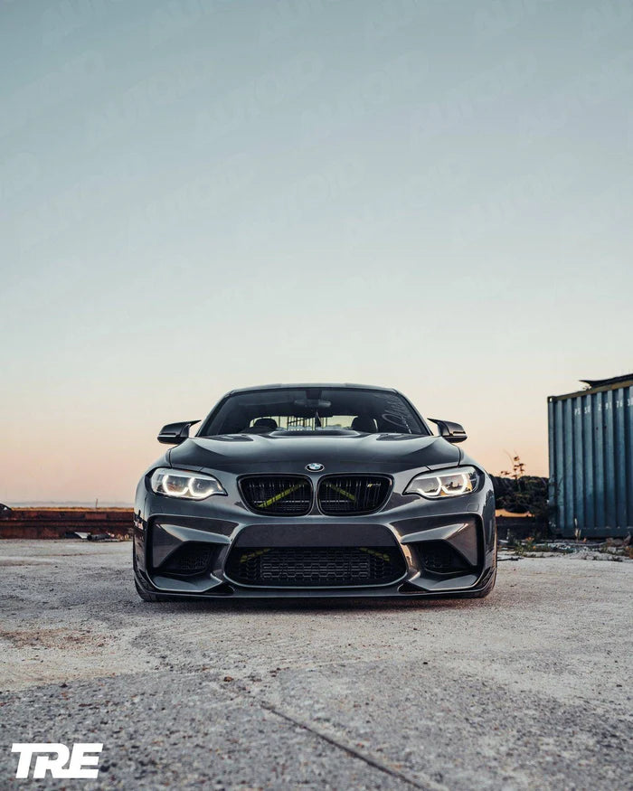 BMW M2 OG F87 Pre-Preg Carbon Fibre Front Splitter by TRE (2015-2018)