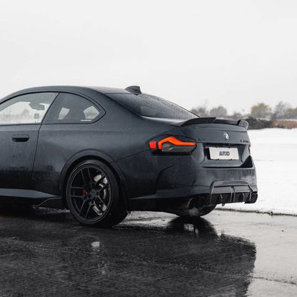 BMW M2 G87 2 SERIES & M240I G42 PRE-PREG CARBON FIBRE ID-01 REAR SPOILER BY TRE (2021 + ) - Carbon Rear Spoiler