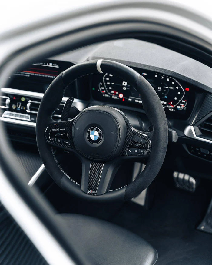 TRE Pre-Preg Carbon Fibre Steering Wheel Trim for BMW M Sport (2018-2024, F40 F44 G20 G21 G42 G30)