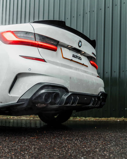 BMW M240I G42 M340I G20 AND M440I G22 CERAKOTE BLACK EXHAUST TIPS BY TRE (2021 + ) - Exhaust Tips